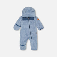 Baby Mid-Season Sherpa One Piece Teal Blue