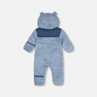 Baby Mid-Season Sherpa One Piece Teal Blue