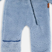 Baby Mid-Season Sherpa One Piece Teal Blue