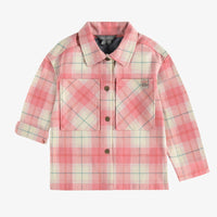 PINK PLAID SHIRT IN FLANNEL, CHILD