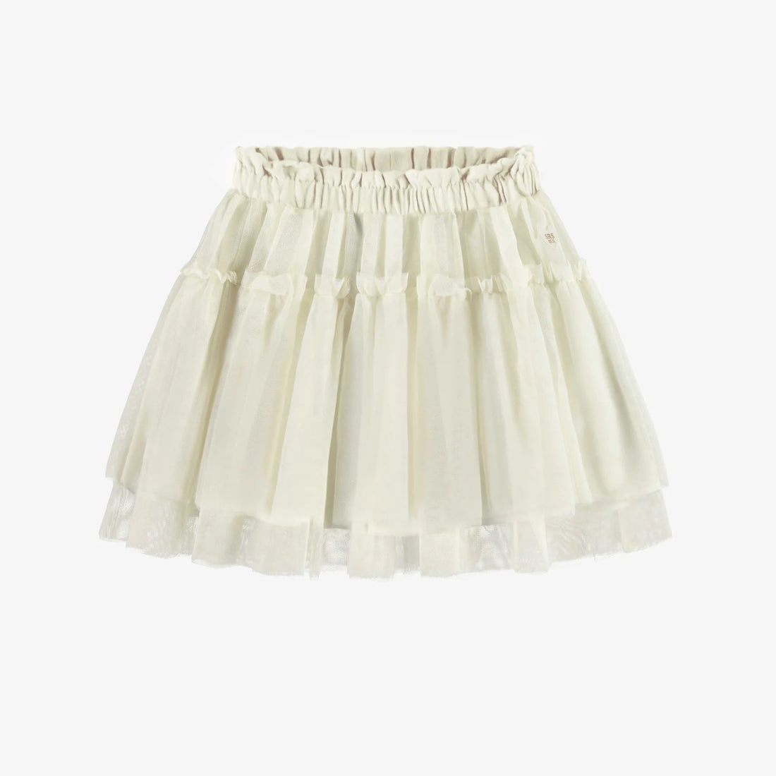 CREAM SKIRT IN TULLE OF POLYESTER, CHILD