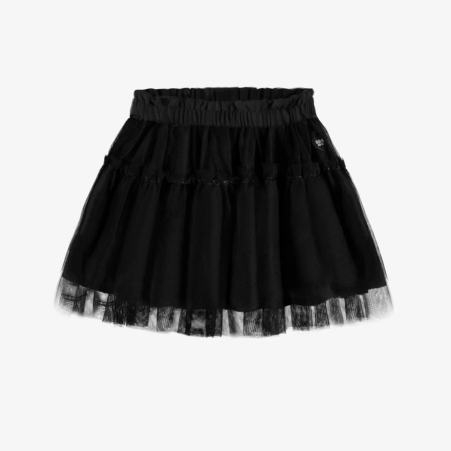 BLACK SKIRT IN TULLE OF POLYESTER, CHILD