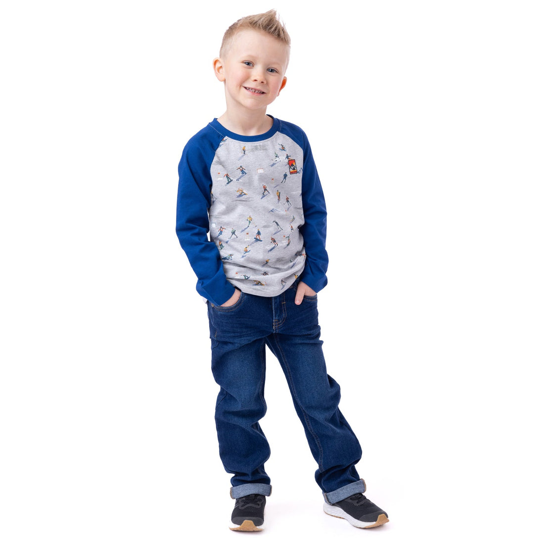 Boys long-sleeved t-shirt Royal