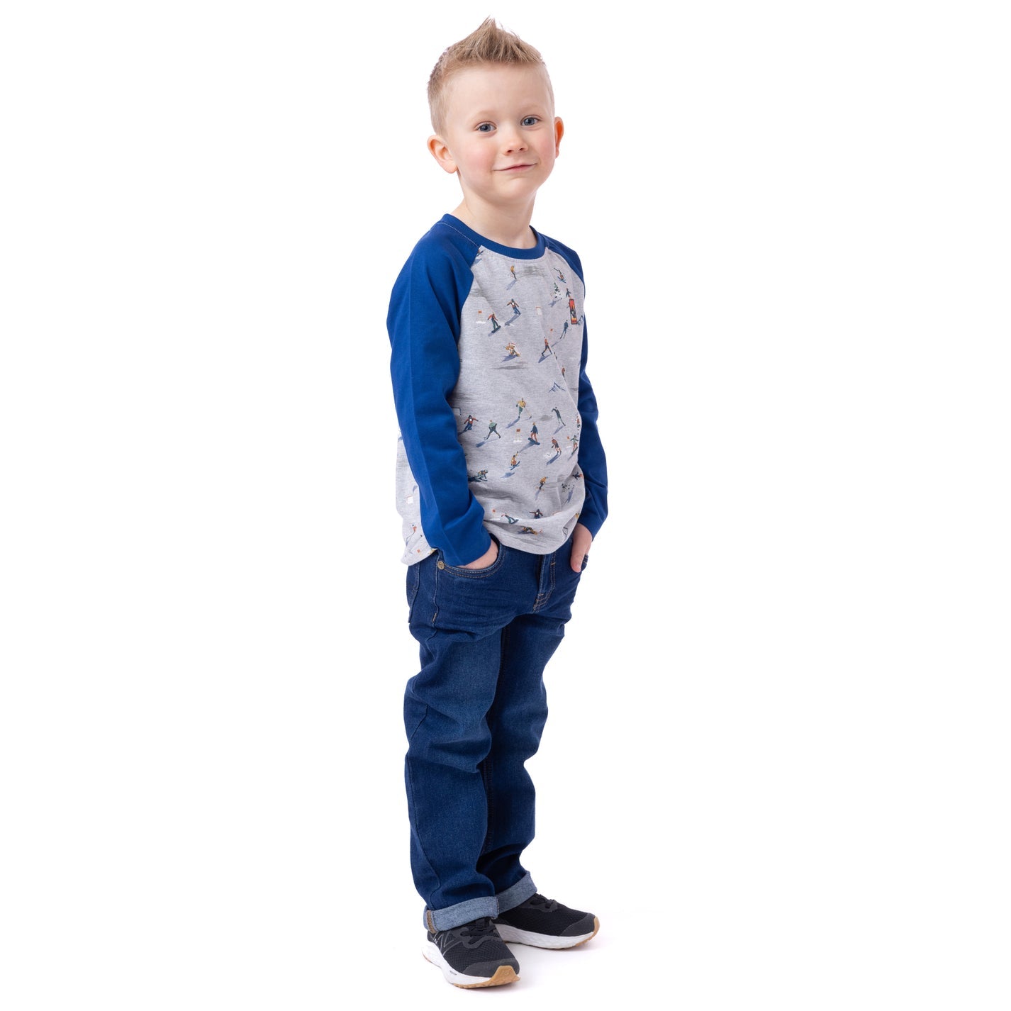 Boys long-sleeved t-shirt Royal