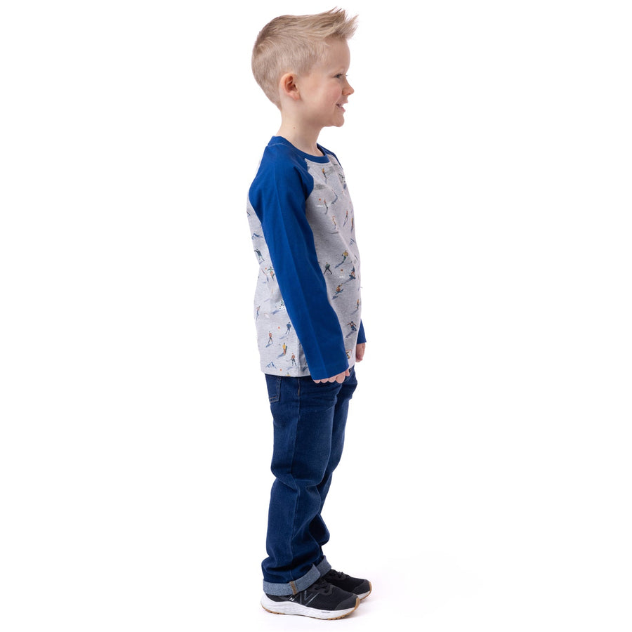 Boys long-sleeved t-shirt Royal