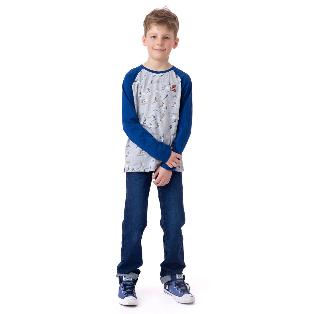 Boys long-sleeved t-shirt Royal