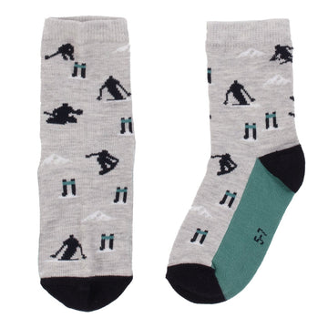 Boys' Heather Gray Socks