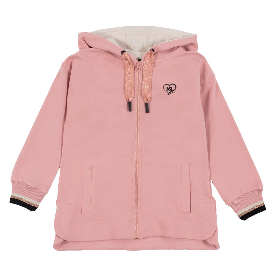 Girls Hooded Jacket Coral