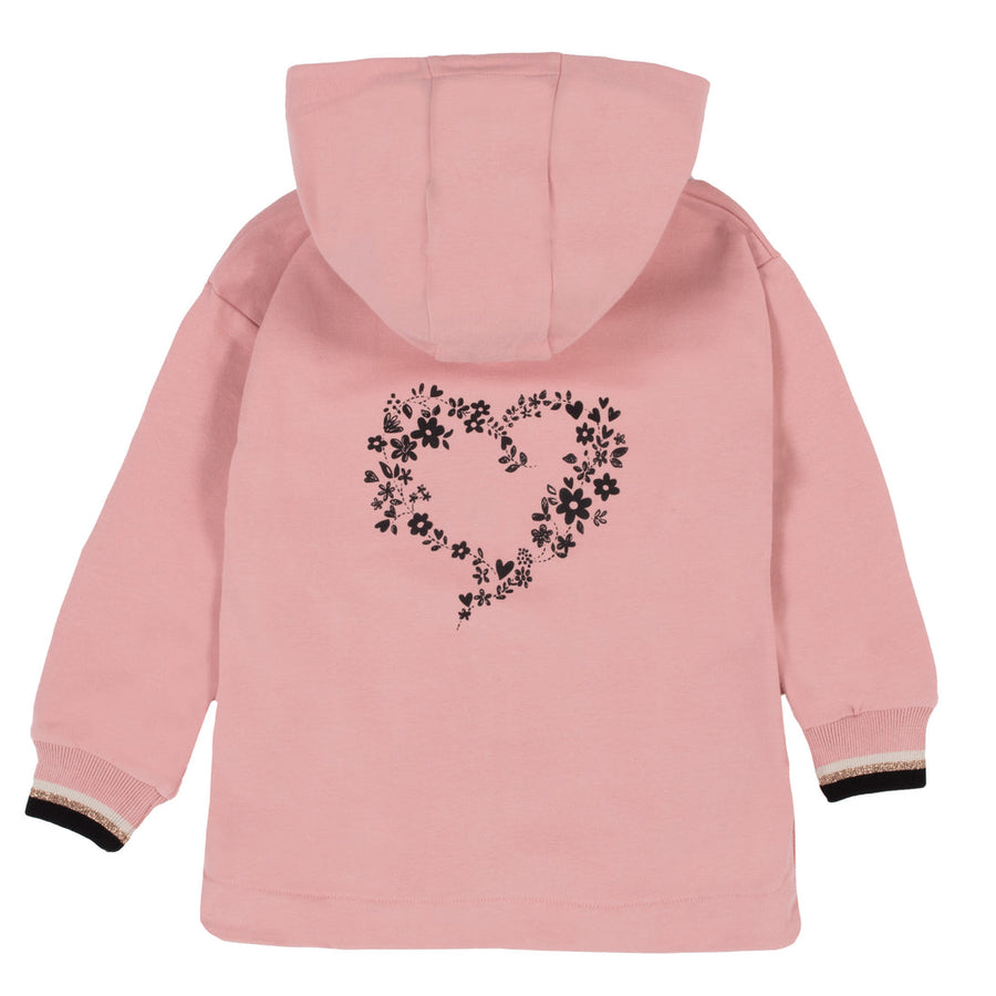 Girls Hooded Jacket Coral