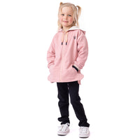 Girls Hooded Jacket Coral