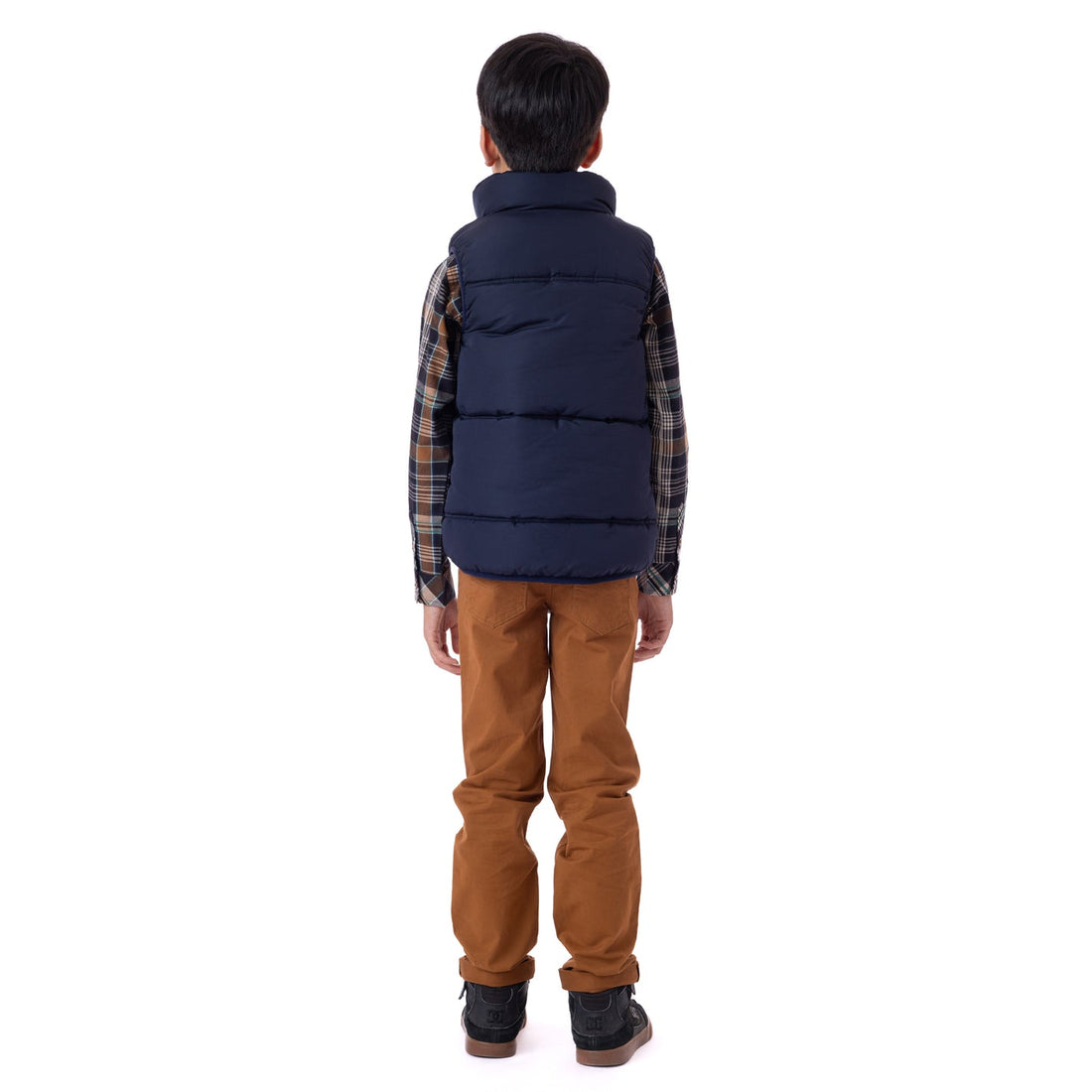 Sleeveless quilted jacket Boys Navy