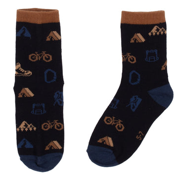 Boys Navy Socks