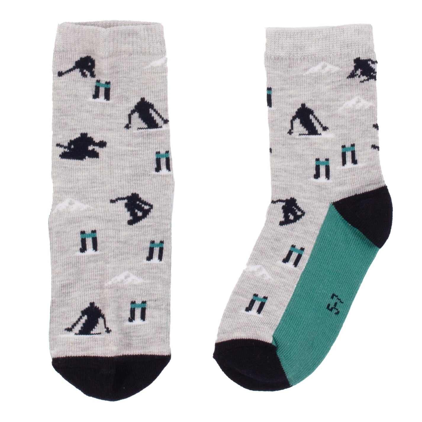 Baby Boys' Heather Gray Socks