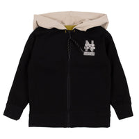 Reversible Hooded Jacket Baby Boy Olive