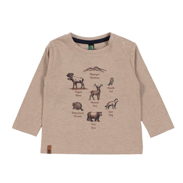 Baby Boys' long-sleeved t-shirt Heather beige