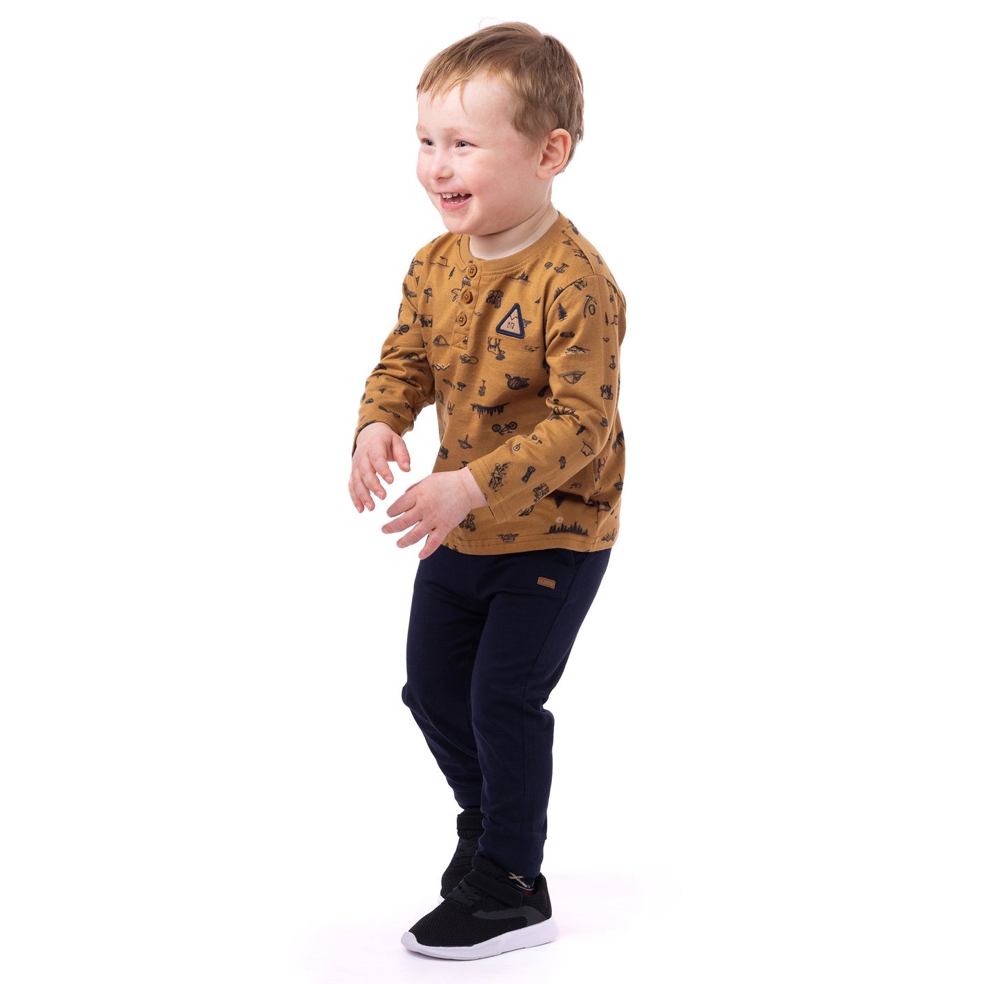 Baby Boy Long Sleeve T-Shirt Yellow