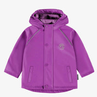 PURPLE WATERPROOF COAT IN POLYURETHANE, BABY