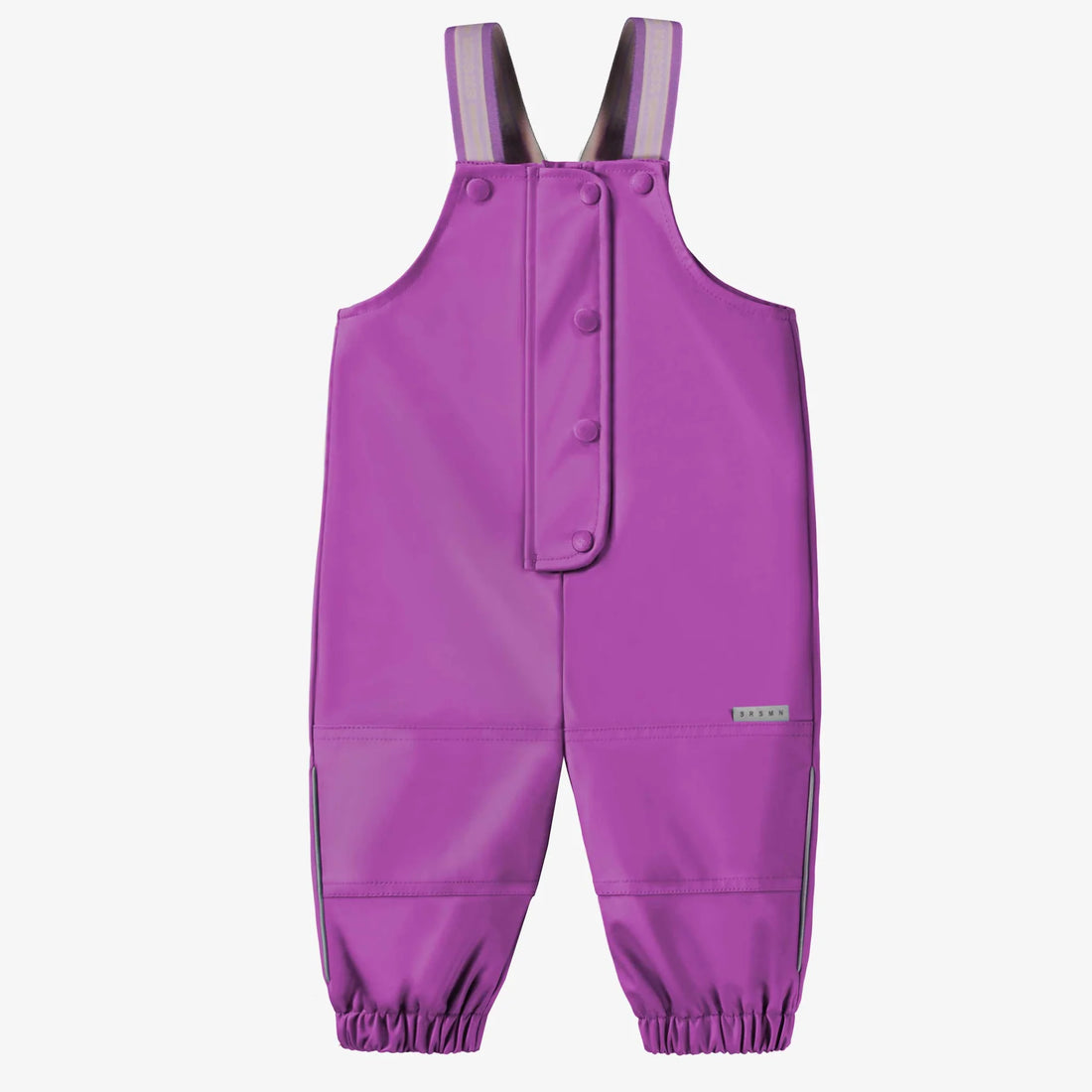 PURPLE POLYURETHANE RAIN OVERALLS, BABY