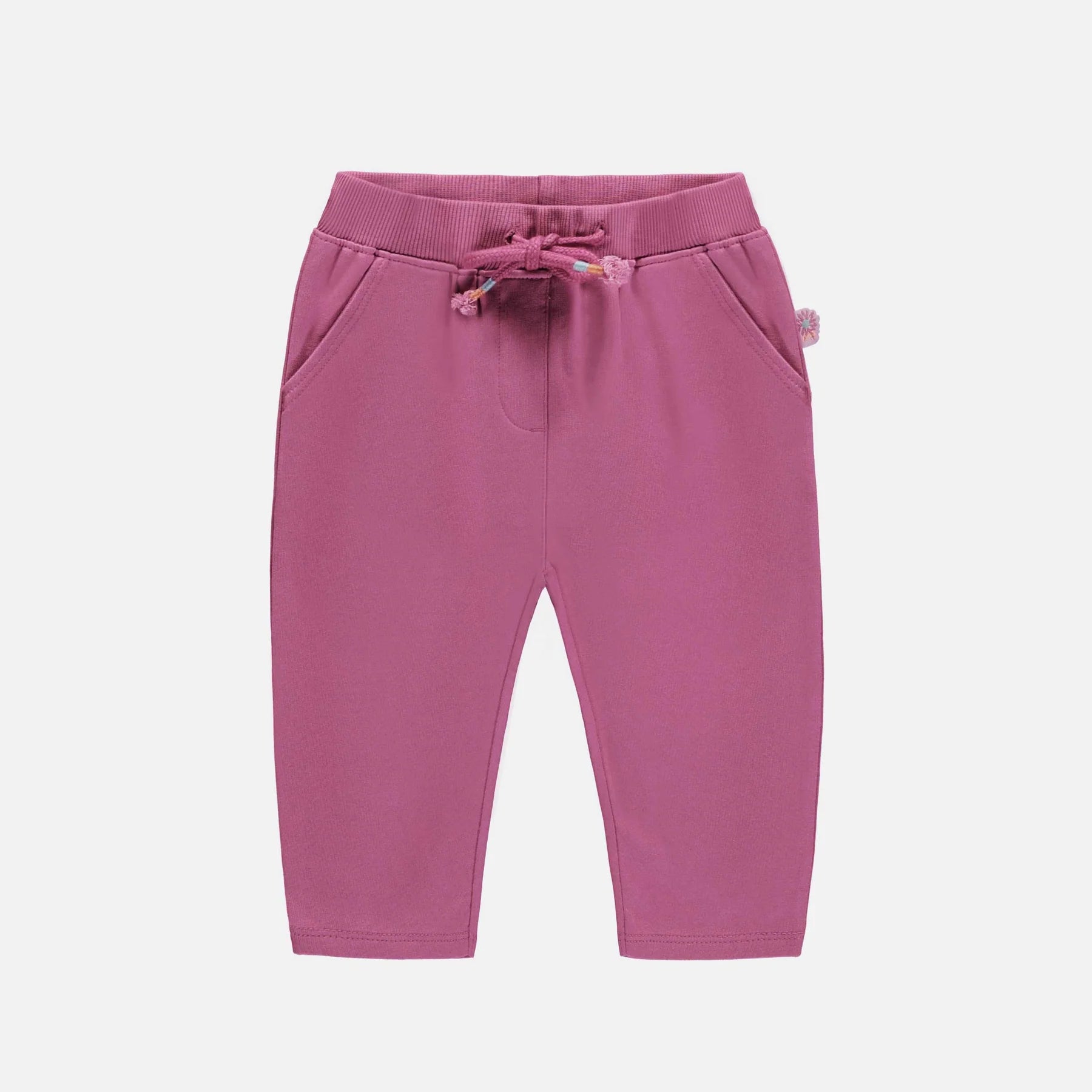 RED-VIOLET REGULAR FITTED PANTS FRENCH TERRY, BABY