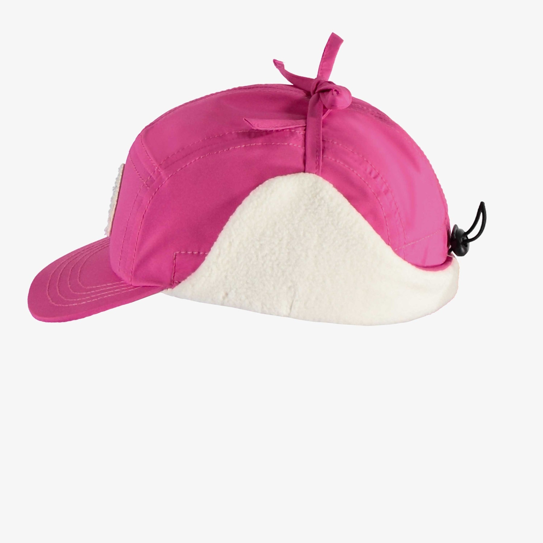 Pink winter cap polyester