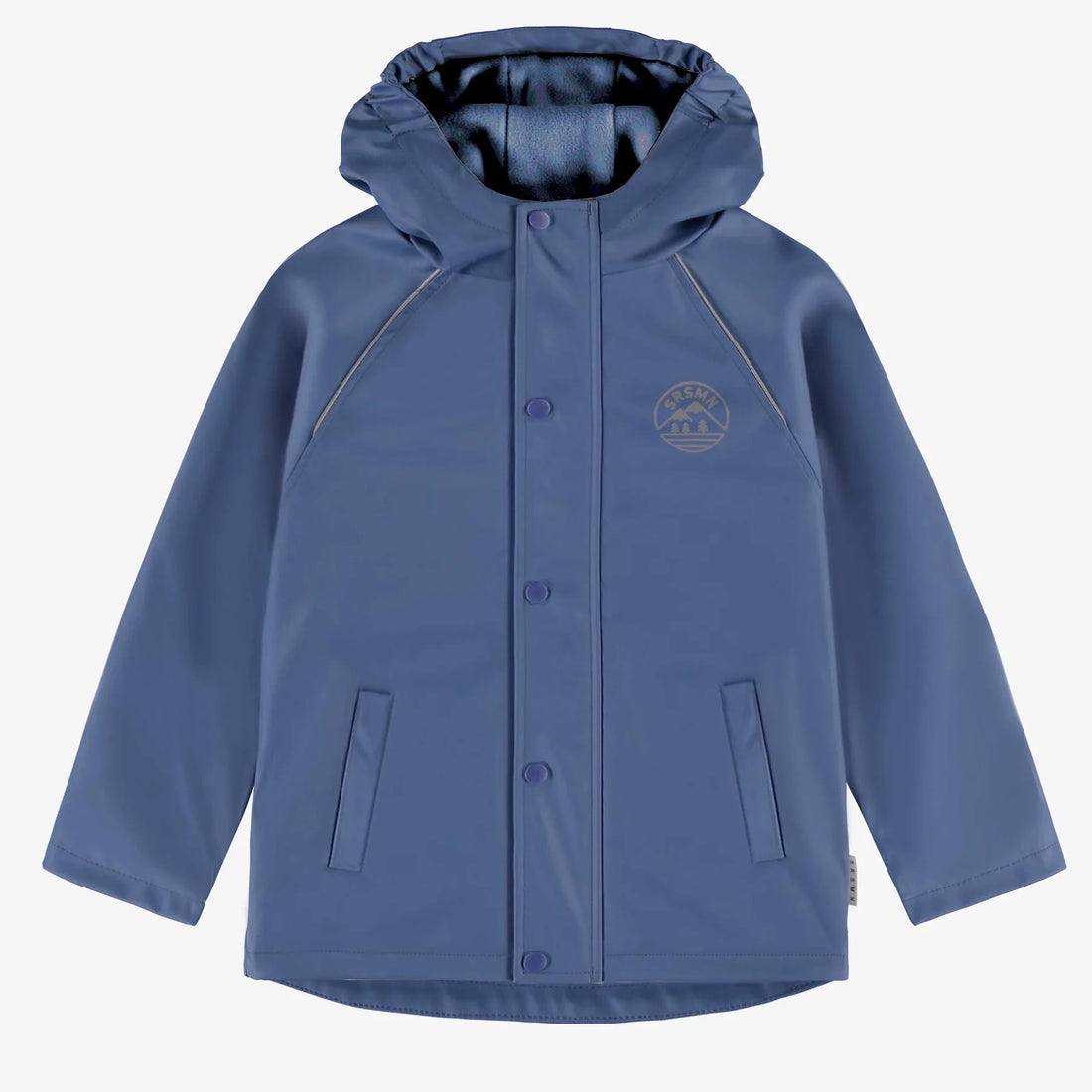 BLUE WATERPROOF COAT IN POLYURETHANE, CHILD