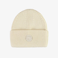 Cream knit toque, child