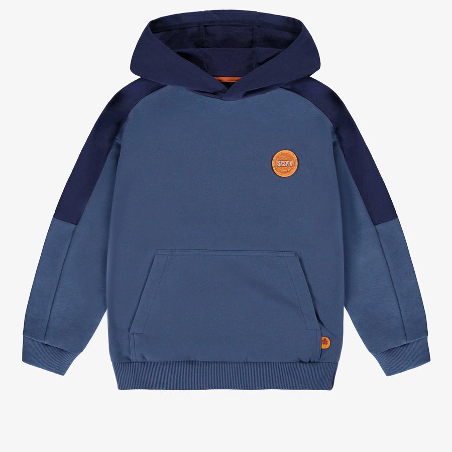 BLUE HOODIE IN FRENCH TERRY, CHILD