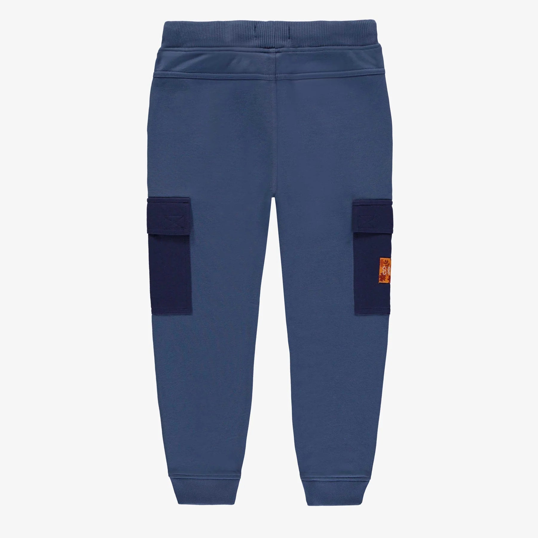 BLUE PANTS REGULAR FIT JOGGER STYLE FRENCH TERRY