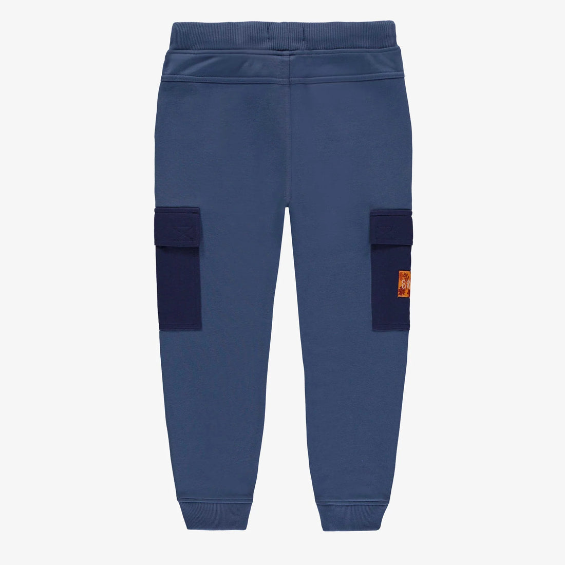 BLUE PANTS REGULAR FIT JOGGER STYLE IN FRENCH TERRY, CHILD