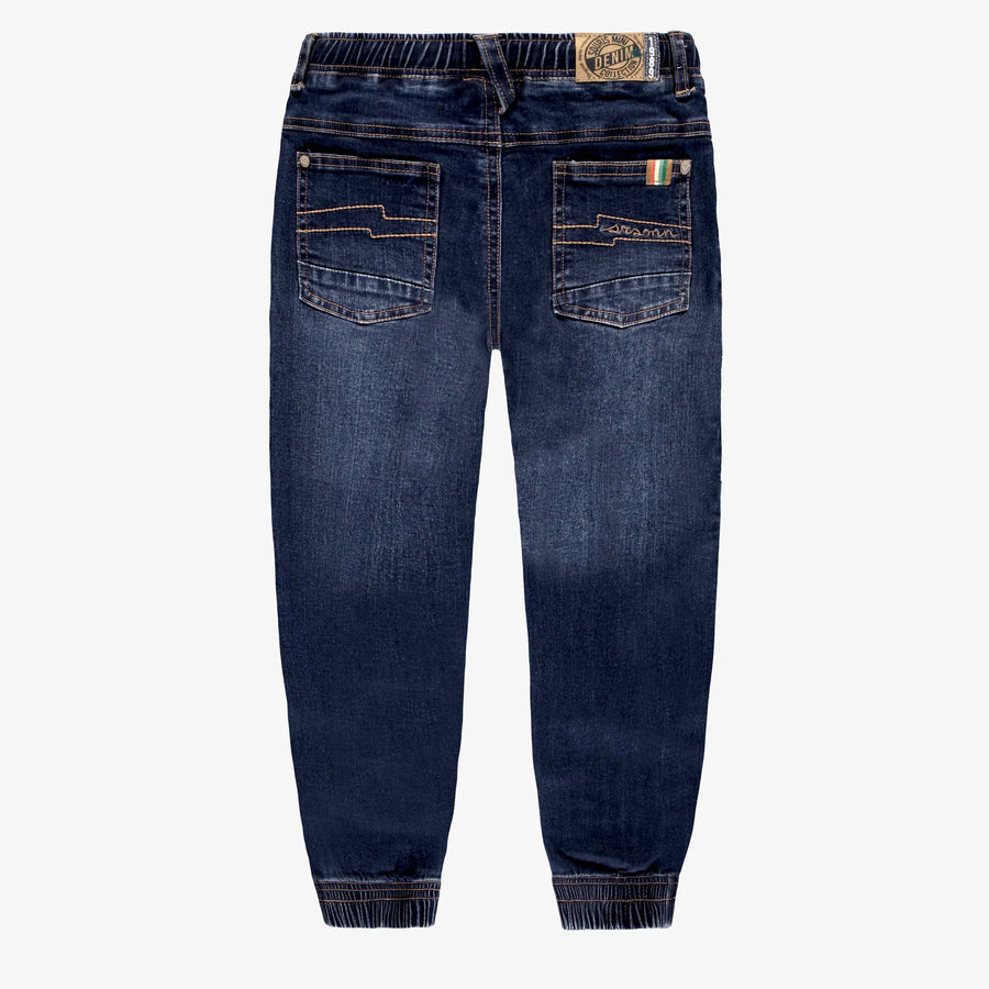 PANTS IN RELAXED FIT IN LIGHT DENIM, DARK BLUE, CHILD