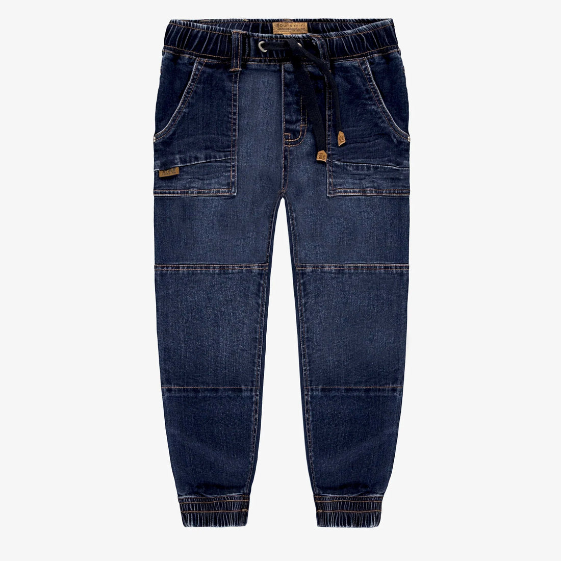 PANTS IN RELAXED FIT IN LIGHT DENIM, DARK BLUE, CHILD