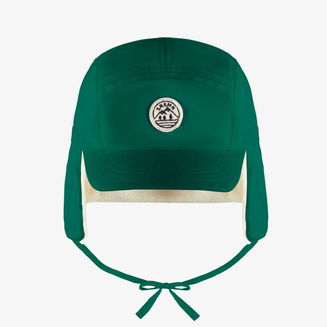 Dark green winter cap in polyester, child