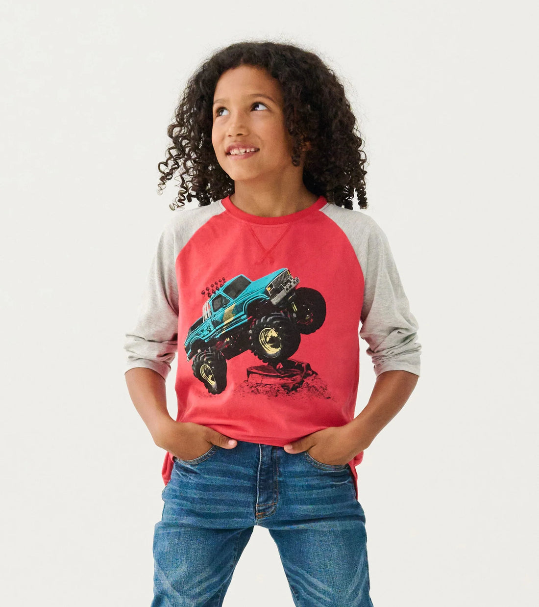 Monster Trucks Long Sleeve Raglan T-Shirt