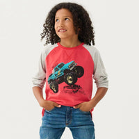 Monster Trucks Long Sleeve Raglan T-Shirt