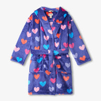 Hearts Fleece Robe