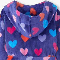 Hearts Fleece Robe