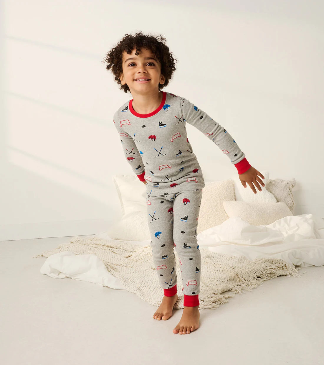 Hockey Organic Cotton Pajama Set