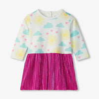 Baby & Toddler Happy Skies Layered Knit Dress