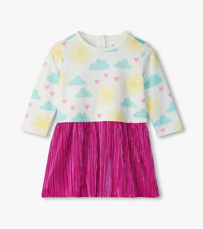 Baby & Toddler Happy Skies Layered Knit Dress