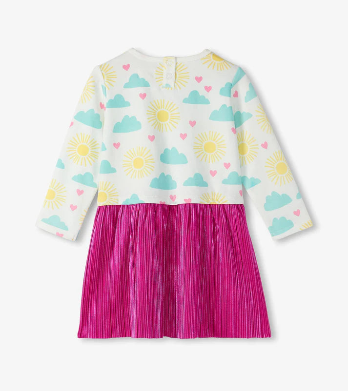 Baby & Toddler Happy Skies Layered Knit Dress