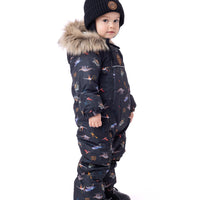 Baby Jayden baby one-piece snowsuit Baby Boy Black