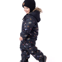 Baby Jayden baby one-piece snowsuit Baby Boy Black