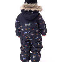 Baby Jayden baby one-piece snowsuit Baby Boy Black