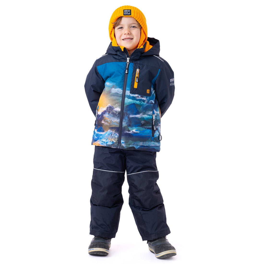 Milan Snowsuit Boys Navy