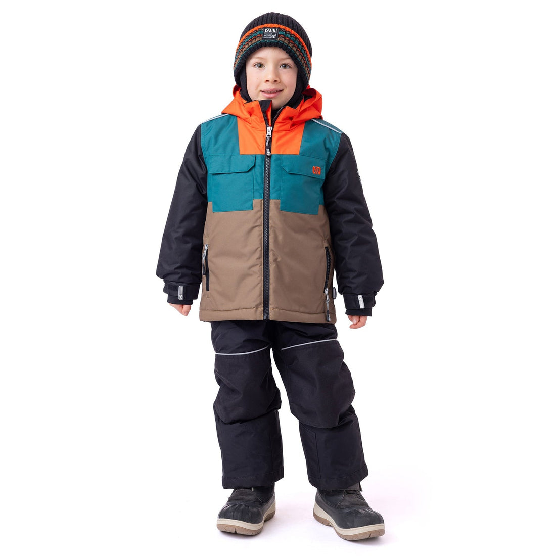 Chris Snowsuit Boys Brown