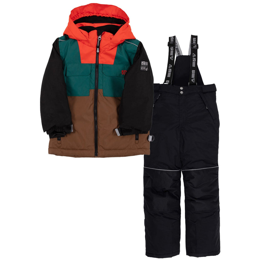 Chris Snowsuit Boys Brown