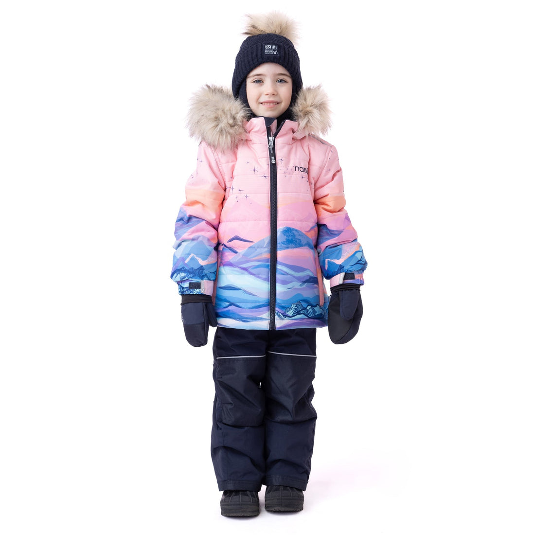 Romy Girls Snowsuit Pale Pink