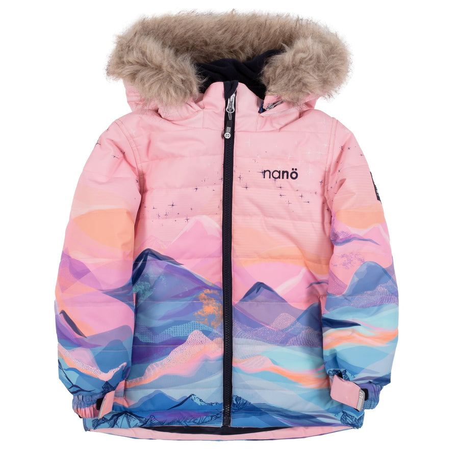 Romy Girls Snowsuit Pale Pink