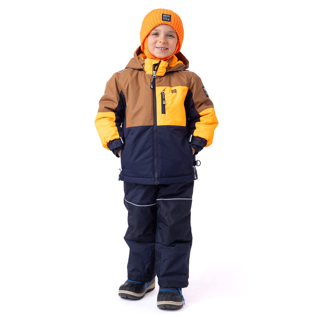 Joey Snowsuit Boys Brown