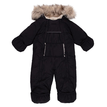 Alix  Baby One-Piece Snowsuit Black